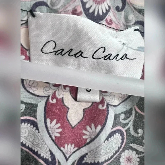 Cara Cara Emmery Boho Floral Poplin Top Size S LIKE NEW - Picture 5 of 6